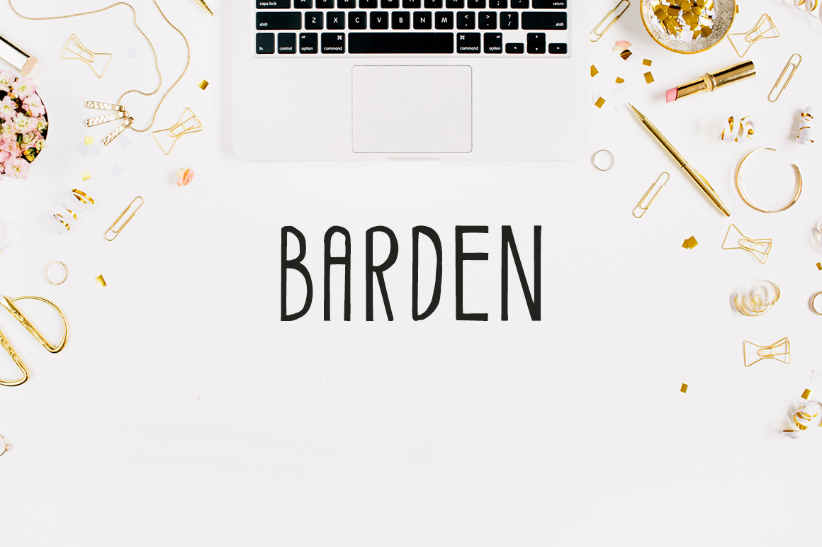 Barden: A Handmade Display Font Built for Timeless, Versatile Design