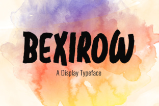 Bexirow: A Bold Playful Display Font for Impact
