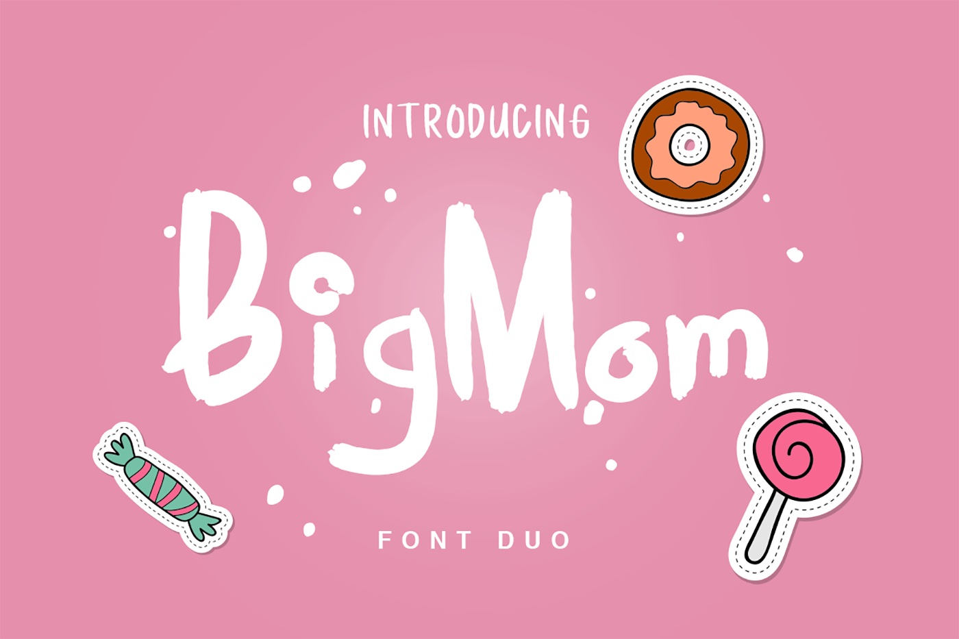 BigMom Font Duo: Where Playful Script Meets Polished Sans