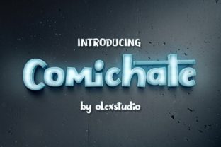 Comichate: A Fun Display Font for Creative Projects