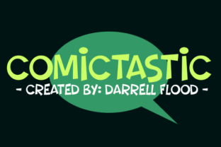 Comictastic: Energetic Display Font for Bold Design Projects