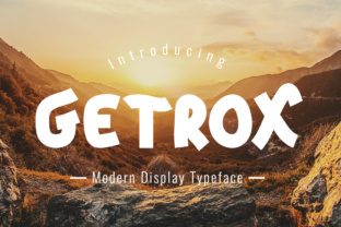 Getrox: A Playful Display Font for Creative Projects