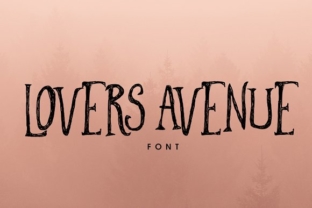 Lovers Avenue: A Handcrafted Typeface Where Elegance Meets Everyday Use