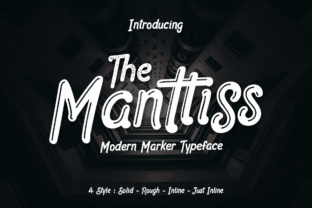 Manttiss: A Modern Marker Font Family for Distinct Visual Communication