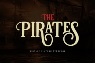 Pirates: A Retro Display Font with Vintage Character