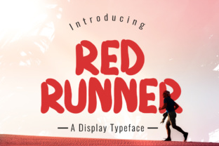 Red Runner: A Soft Bold Font That Means Business