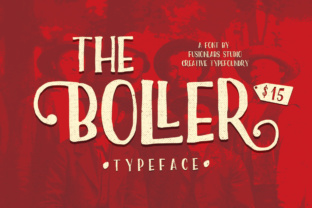 The Boller Typeface: Retro Display Font for Designers